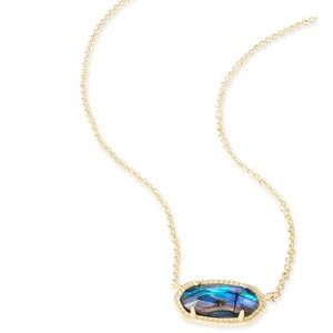 Kendra Scott “Elisa” Necklace-Gold w Abalone Shell